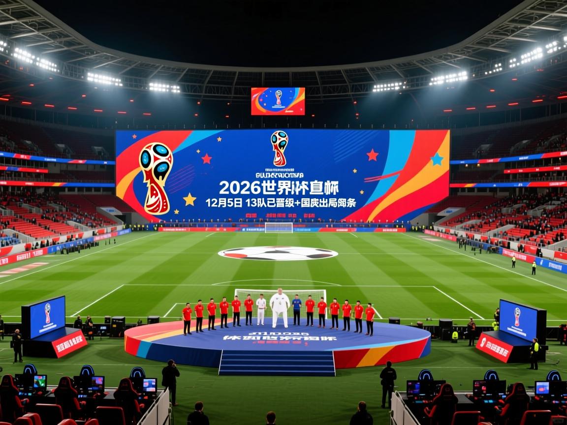 包含曝2026世界杯抽签仪式于12月5日进行13队已晋级+国足出局的词条